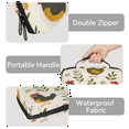 thumbnail image 4 of Herdesigns Cock Carry Case Compatible with Nintendo Switch 2017 & Oled 2021, with 20 Game Card Slots, Chicken Portable Travel Carrying Case Pouch for Accessories & Games, 4 of 8
