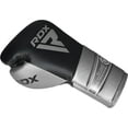 thumbnail image 5 of RDX Boxing Gloves for Training Muay Thai Mitts, Maya Hide Leather Mark PRO Lace-Up Glove for Sparring, Kickboxing, Fighting, Punch Bags, Focus Pads and Double End Ball Punching, 5 of 8