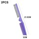 thumbnail image 2 of Peine de pelo plegable, peine cepillo de pelo portátil de viaje, peine de masaje antiestático de doble cabeza, 2 of 5