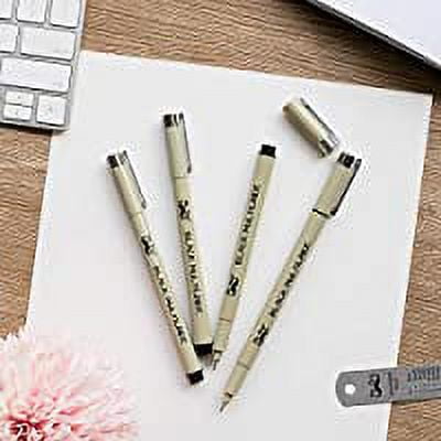  Mr. Pen- Black Fineliners, 0.25mm, 4 Pack, Bible Pens No  Bleed, Fine Tip, Ultra Fine, Black Art Pens : Office Products