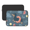 thumbnail image 3 of Bingfone Watermelons Dachshunds Laptop Sleeve Case 15 Inch, 360° Protective Computer Carrying Bag, 3 of 9