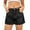 Dark Gray, variant on EDFBUYKRS Female Women Pants Casual Womens Linen Pants Long Length Tall 34 Women's Casual Denim Shorts High Waisted Summer Comfortable Stretchy Retro Jean Shorts for Daily Wear M