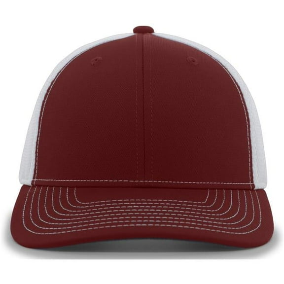 Air Mesh Sideline Cap, Maroon & White - One Size