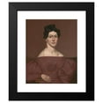 thumbnail image 2 of Orlando Hand Bears 20x24 Black Modern Framed Museum Art Print Titled - Portrait of Eliza C. Ayres (1840), 2 of 5