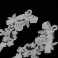 thumbnail image 4 of Sandalias descalzas de encaje blanco, zapatos de novia con tobillera de boda en la playa, 4 of 9