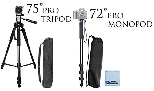 PRO 72 inch MONOPOD Canon EOS Rebel XT PROFESSIONAL 75 inch TRIPOD 