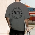 thumbnail image 4 of Ankishi Christian T Shirts for Men Faith Ephesians 2 8 Short Sleeve Religious Tee Crewneck Casual Tops for Streetwear, 4 of 7