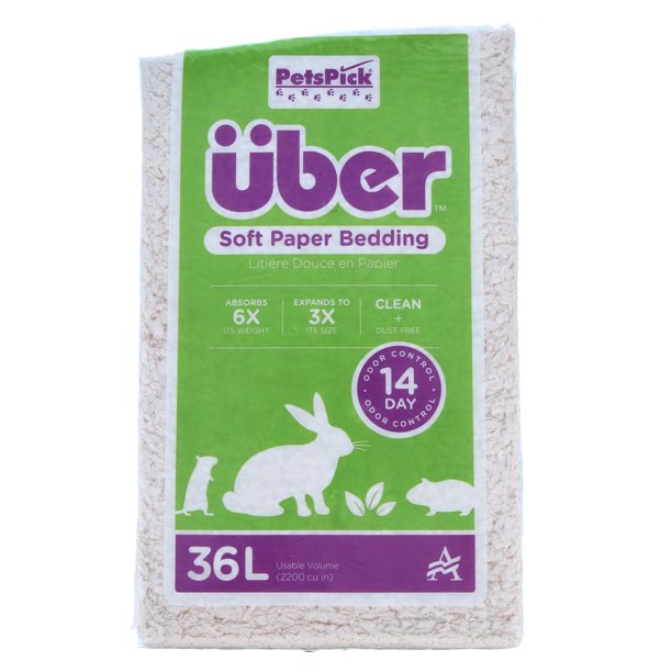 Pet's Pick 36L White Uber Pet Bedding