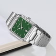 thumbnail image 4 of Reloj de cuarzo para hombre con indicador de fecha – Reloj de pulsera de acero inoxidable para negocios, resistente al agua para uso diario, reloj analógico de moda para la oficina o uso casual., 4 of 6