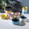 thumbnail image 5 of Elevated Ceramic Pet Feeding Bowls with Stand for Cats and Small Dogs Vomit Food Water Dishes, 5 of 6