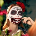 thumbnail image 3 of SPOORYYO 2023 New Halloween Prank Makeup Temporary Halloween Clown Horror Mouth Stickers Removable And Realistic Temporary Kit, Halloween Makeup Props, 3 of 3