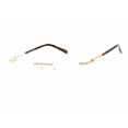 thumbnail image 1 of Charriol PC71044 C01 Men's Rimless Shiny Gold Metal Eyeglasses, 1 of 2