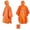 Orange, variant on Man Women Unisex Solid Color Cape Raincoat Climbing Multi-functional Portable Raincoat Rain Cape(Black,Free Size)