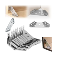 thumbnail image 2 of Universal De Acero Inoxidable Muebles Esquina Conector 20 Belug Plateado, 2 of 5