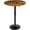Rustic Brown, variant on Bar Table, Height-Adjustable Round Pub Table 27-35.4 Inches with Sturdy Base, Modern Style, Easy to Assemble, Suitable for Small Space, Rustic