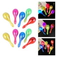 thumbnail image 2 of Vibrant LED Color Changing Plastic Maracas 6 Dynamic Light Patterns Perfect For DJ Event Gatherings, 2 of 9