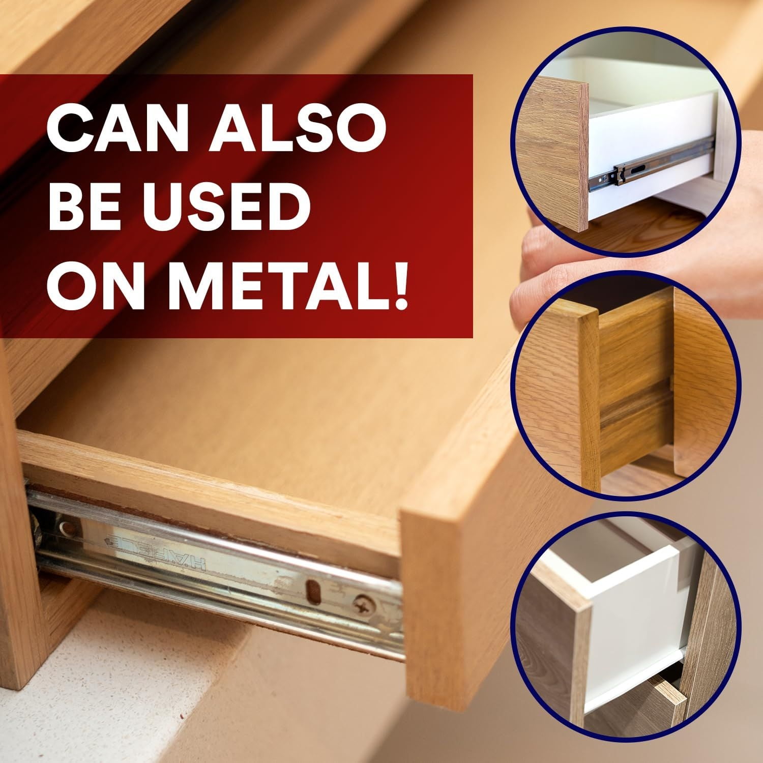 Impresa Wood Drawer Slide Wax - Friction Reducer & Drawer Ease - Corrosion  Protection with Wood Wax - Easy Application & Sliding Door Grease -  Walmart.com