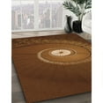 thumbnail image 2 of Ahgly Company Indoor Square Patterned Red Fox Red Area Rugs, 7' Square, 2 of 6