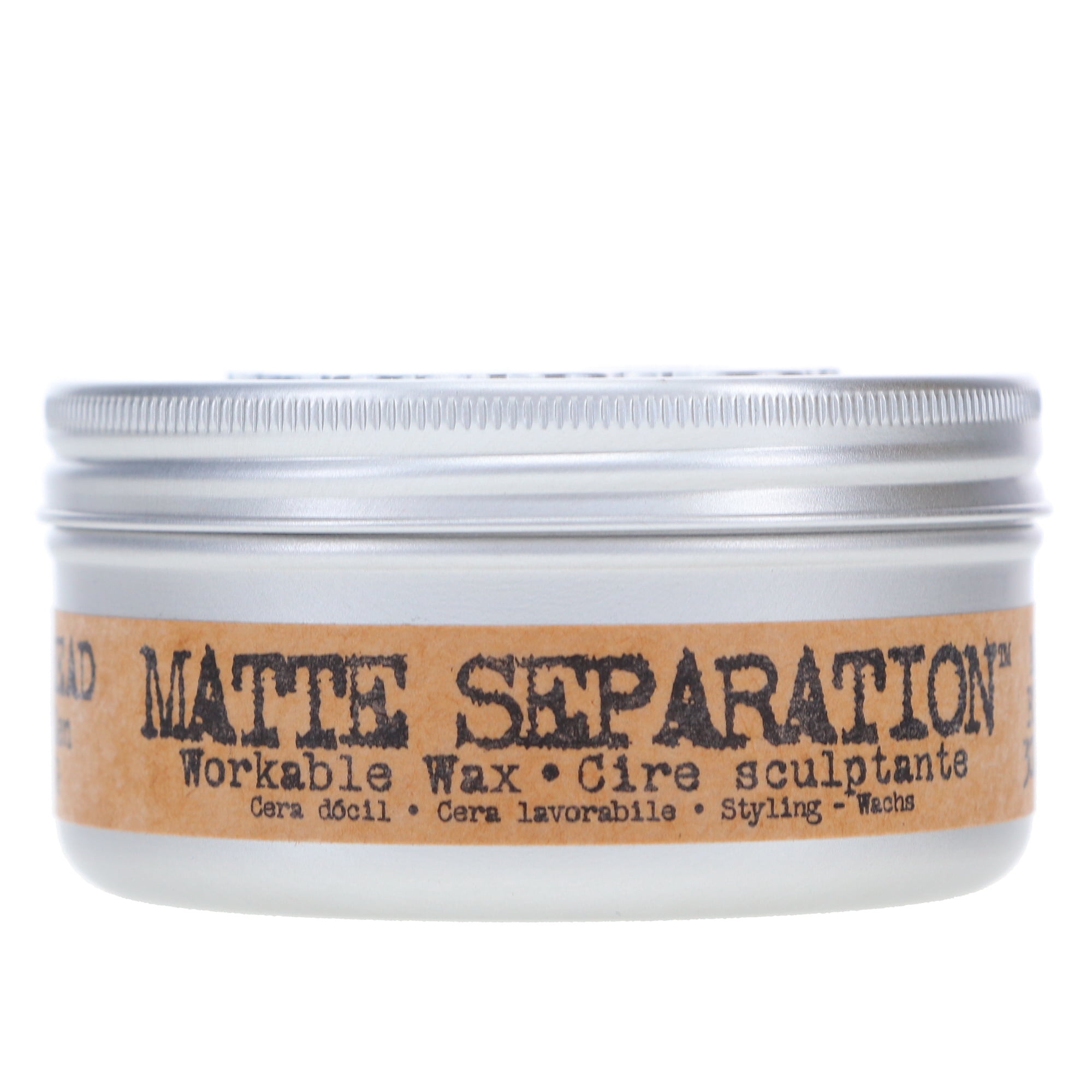 TIGI Bed Head B For Men Matte Separation Workable Wax – Mattierendes Haargel Für Herren, 2.65 Oz / 75 G