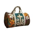 thumbnail image 1 of Quilted Pleated Travel Fashionable Print Yoga Handbag, 1 of 6