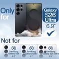 thumbnail image 2 of JETech Case for Samsung Galaxy S26 Ultra, Non-Yellowing Bumper Cover, Anti-Scratch PC Back (Black), 2 of 7