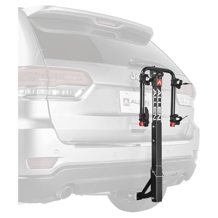 ALLEN SPORTS DELUXE 2-BICYCLE HITCH MOUNTED BIKE CARRIER, BLACK