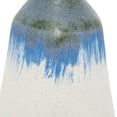 thumbnail image 6 of DecMode 14" Handmade White Ceramic Vase with Dripping Effect, 6 of 8