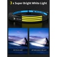 thumbnail image 2 of Linterna frontal LED Smiling Shark de 230° de ángulo amplio, paquete de 2, 2 of 6