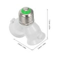 thumbnail image 4 of FUTUREORYY 3Pcs E27 Lamp Base for LED Bulb Copper PBT 2.9X1.5X1.5In, 4 of 8