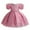 Pink, variant on WOYY Toddler Girls Short Sleeve Bow Embroidery Evening Dress Party Pageant Gown, Sizes 6M-5T