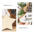 thumbnail image 2 of 4 Pcs Christmas Pendant, Wooden Ornaments Christmas Tree Decoration, 2 of 4
