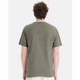 thumbnail image 3 of Hanes Mens ComfortWash Garment Dyed Short Sleeve Pocket Tee, 2XL, Faded_Fatigue, 3 of 5