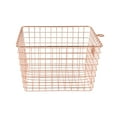 thumbnail image 4 of Spectrum Diversified Steel Wire Storage Basket Organizer for Closets, Pantry, Kitchen, Garage, Bathroom and More, Medium, Copper, 4 of 12