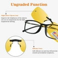 thumbnail image 5 of EFE Polarized Clip-on Sunglasses for Prescription Glasses, Flip up Anti-Glare Sunglasses for Driving Fishing, 5 of 13