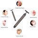 thumbnail image 1 of 24k Masajeador facial Stick Electric T Shape Beauty Bar Masajeador de alta vibración para estiramiento facial Antiarrugas Estiramiento de la piel Herramientas de masaje facial reafirmante facial Ecomeon no, 1 of 5
