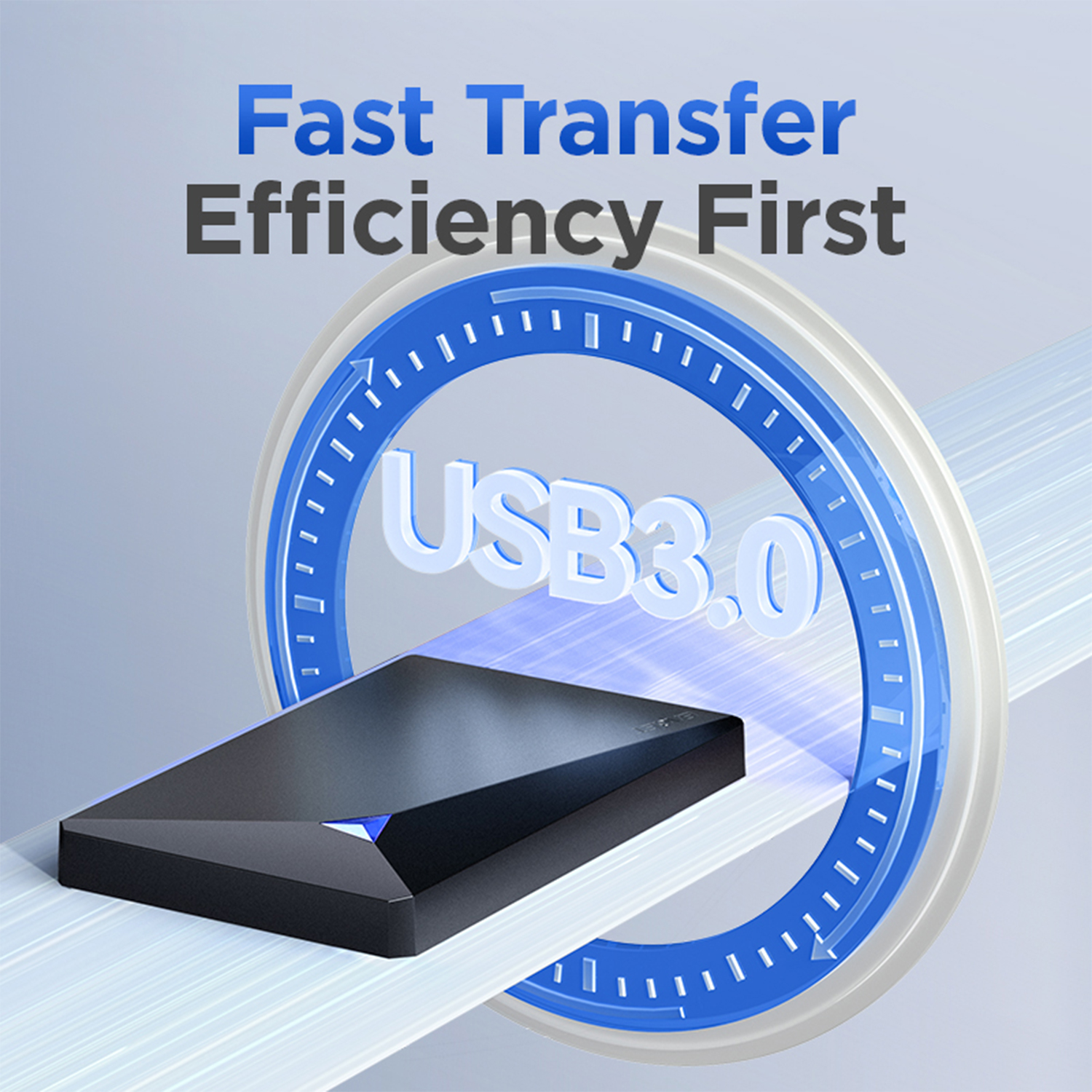 EAGET 500GB External Hard Drive, USB 3.0 Portable External HDD Compatible with PC, Mac, Laptop, PS5, PS4, Xbox Series