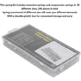 thumbnail image 2 of - 200 Pcs/ensemble 20 Tailles Ressort de Compression Extension Assortiment de Ressorts en Métal avec Boîte, 2 of 5