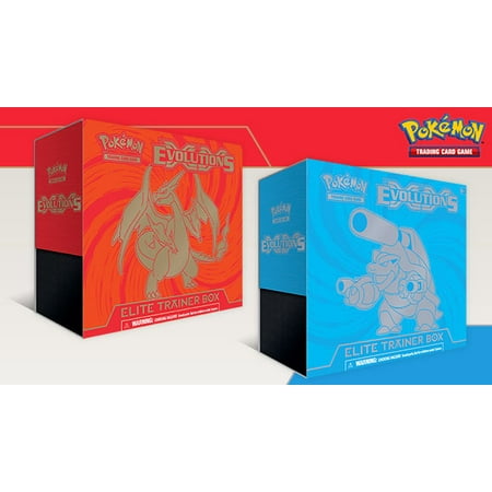 Pokemon Tcg Evolutions Elite Trainers Both Elite Trainer Kits Mega Blastoise And Mega Charizard Y
