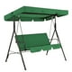 thumbnail image 2 of Funda de asiento de columpio Irfora Columpio Silla Silla Cojín plegable impermeable Patio Jardín Patio Reemplazo de asiento al aire libre (verde oscuro) Irfora Funda de asiento de columpio, 2 of 7