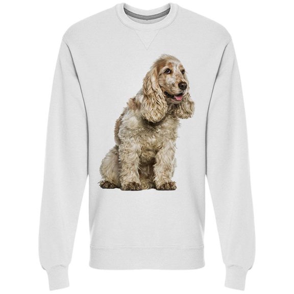 Fluffy English Cocker  Sweatshirt Men -Image by Shutterstock, Male Medium