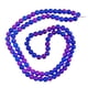 thumbnail image 2 of 106-110PC CRISTAL de CRISTAL GRANOS 8mm DIY Joyería Abalorios Manualidades Suministros Fushia azul real, 2 of 9