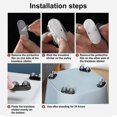 thumbnail image 5 of 24 Pieces Self Adhesive Wheels Small Caster Wheels Mini Rolling Caster Paste Plastic Sticky Caster, 5 of 5