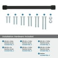 thumbnail image 4 of Amerock Farewind 12 inch (305mm) Center-to-Center Matte Black Appliance Pull, 4 of 6