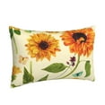 thumbnail image 2 of EasygdpSunflowers And Butterflies Polyester Fiber Double-Sided Pillowcase,Super Soft,Comfortable And Luxurious Pillowcase,Not Easy To Break Or Deform- 16"X24", 2 of 9