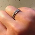 thumbnail image 4 of Elneeya Clearance Rings for Women Sz 9 Sterling Silver 925 Celtic Knot Eternity Band Ring, 4 of 5