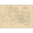 thumbnail image 3 of Walsh 14x11 Black Modern Framed Museum Art Print Titled - Kerr County Texas - Walsh 1879, 3 of 5