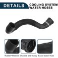 thumbnail image 4 of Manguera de Radiador para BMW 535i Alta Sellado No.11537593513 | Manguera de Agua de Refrigerante del Motor Negra 1 Pcs, 4 of 7