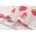 thumbnail image 5 of FEDPOP Toddler Girls Pajamas Bamboo Viscose Kids Long Sleeve Snug fit Strawberry Printed Pjs 2pcs Set 4T, 5 of 7