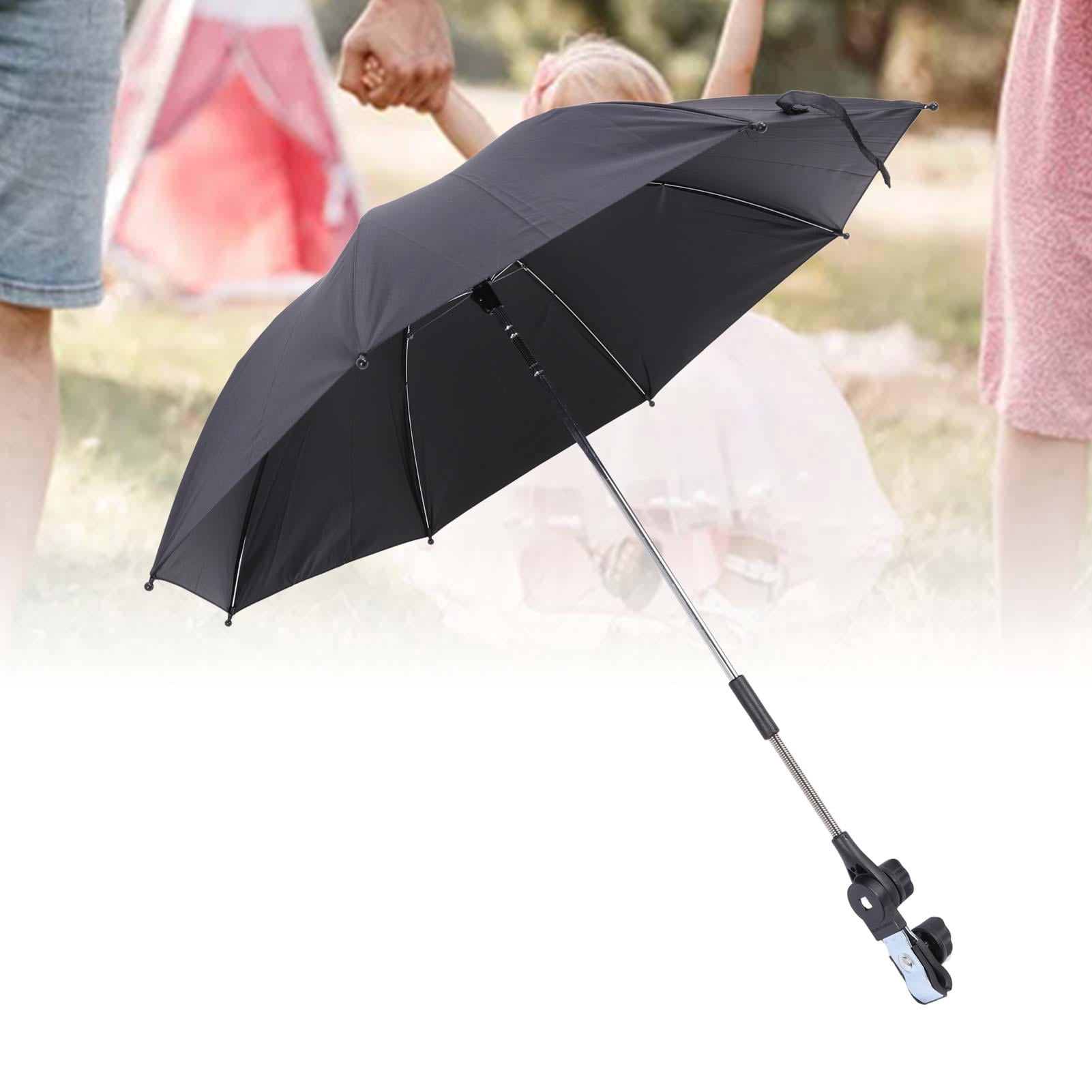 LAZIOEGR Premium 85cm Baby Stroller Parasol – Adjustable UV‑Shield, Lightweight Clip‑On Sun & Rain Protection for Outdoor Use
