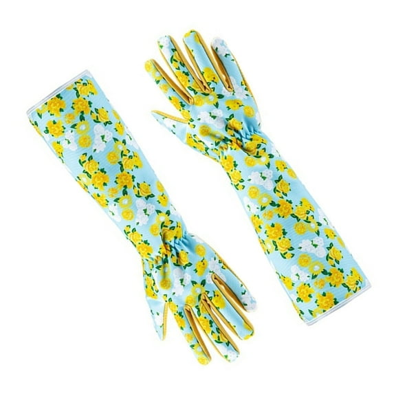 Professional Rose Pruning Gloves for Women, Long Garden Gloves Thorn Proof Gardening Gloves for Outdoor and Yard Work